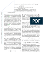 [Arxiv]Dyakonov-Perel Spin Relaxation Near Metal-Insulator Transition and in Hopping Transport(2006)