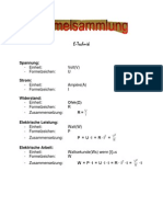 Formelsammlung E Technik