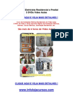 Curso Eletricista Residencial 6h Vídeo Aulas DVDs