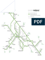 London Midland Route Map