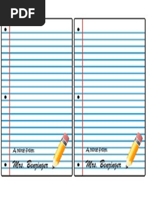 Notebook Paper