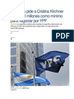 Repsol Le Pide a Cristina Kirchner