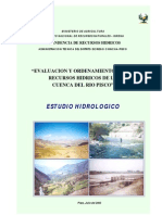 Estudio Hidrologico Pisco