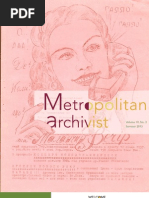 Download Metropolitan Archivist Vol 19 No 2 Summer 2013 by Archivists Round Table of Metropolitan New York Inc SN159537208 doc pdf