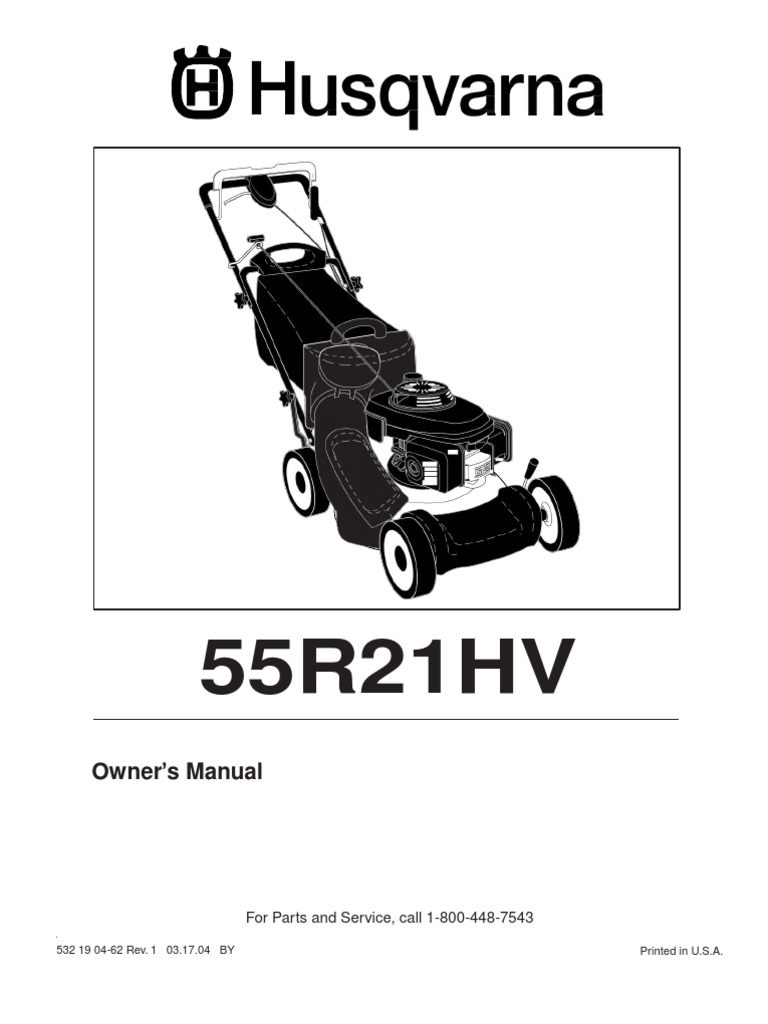 Husqvarna 42 Riding Mower Manual