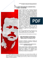 EDGARDO ENRÍQUEZ - NADIE TIENE DERECHO A DECIDIR POR EL PUEBLO Y SU DESTINO- 4 de agosto de 1973.