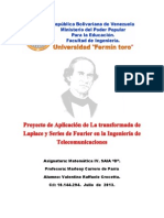 Matematica IV Proyecto de Aplicación