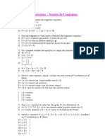 1 - Exercícios-Noções de Conjuntos