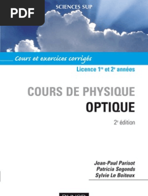 Thermodynamique optique geometrique cours avec cd rom mpsi pcsi ptsi
