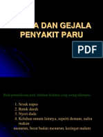 Tanda Dan Gejala Peny Pulmonologi