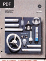 GE 1985 Lamp Catalog