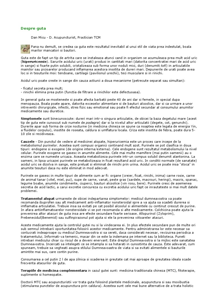 Despre Guta | PDF