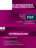 Agentes Intravenosos en Anestesia Pediatrica