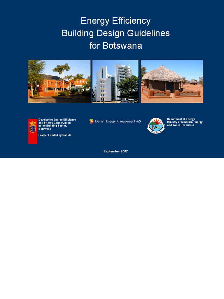 Energy Efficiency Building Design Guidelines For Botswana | PDF ...