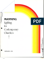 Manning Contemporary Church Lighting Catalog C10 5-88