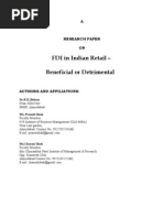 Download FDI in Indian Retail   Beneficial or Detrimental    by Ratish Kakkad SN15958632 doc pdf