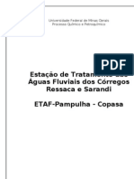 Estação de Tratamento Das Águas Fluviais Dos Córregos Ressaca e Sarandi