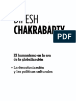 CHAKRABARTY, Dipesh. El humanismo en la era de la globalización. La descolonización y las políticas culturales