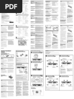 Stereo Power Amplifier Amplificador: Operating Instructions Mode D'emploi Manual de Instrucciones