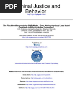 Download The Risk Need Responsivity RNR Model Does Adding the Good Lives Model Contribute to Effective Crime Prevention by Jennifer Latapi Gonzlez SN159613765 doc pdf