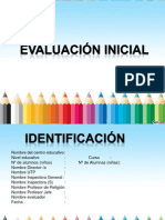 EVALUACION INICIAL