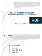 N° 14 Balance Fragmentación-Daño en Roca Primaria en Mina Los Pelambres - E. Moreno & F. Vanbrabant 1
