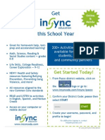 InSync Information Flyer