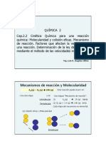 Clase Cap 2.2 Cinetica Q - Molecu Factores y Veloc Iniciales