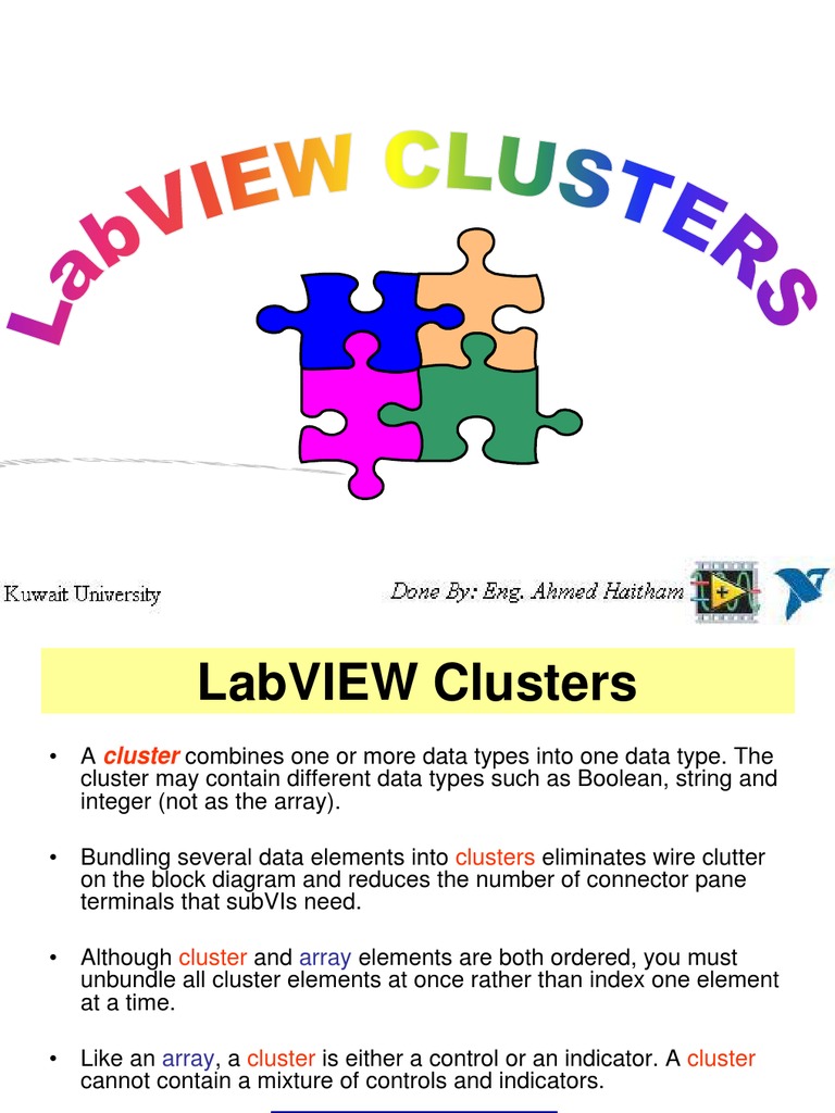 LabVIEW Clusters | PDF