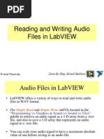 Download Reading and Writing Audio Files in LabVIEW by ahmed4665 SN15962724 doc pdf