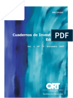 cuaderno de investigación educativa