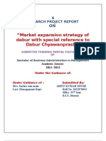 Market Expansion Strategy of Dabur With Special Reference to Dabur Chyawanprash for Rural Market