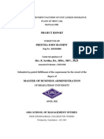 Project Report: Master of Business Administration