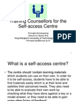 Training Counsellors For The Self-Access Centre