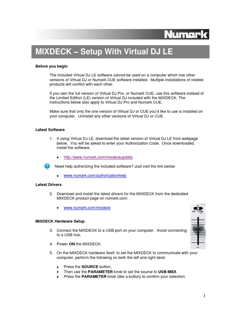 Instrucciones - Virtual DJ Le | PDF
