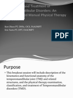 Temporomandibular Disorders, Examination and TX of, An Evidence-Based Manual PT Approach (2010) - PPT
