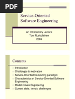 Service-Oriented Software Engineering Lecture
