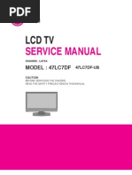 LG LCD CH La73a 47lc7df Ub