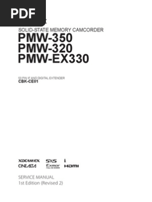 Scheda Circuito Montata Sony Per Videocamera PMW-320 / PMW-350 XDCAM, Ricambio RE-271, Usata Ma Funzionante