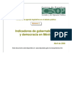 ACOPPI002 Indicadores de Gobernabilidad y Democracia en Mexi