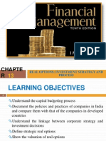Chapte R: Real Options Investment Strategy and Process