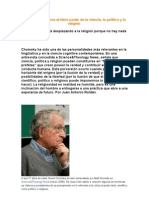 Chomsky Denuncia El Falso Poder de La Ciencia