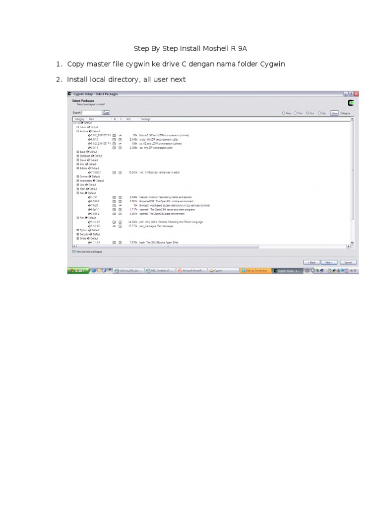Install Moshell R 9A Guide | PDF