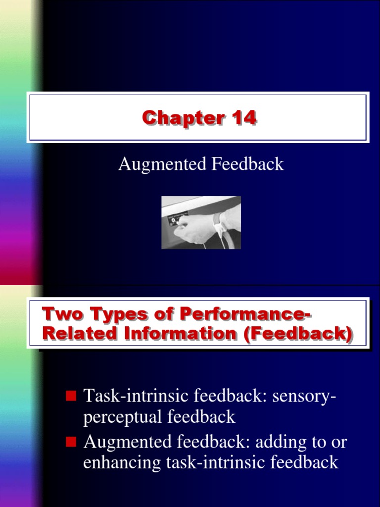 Augmented Feedback | Download Free PDF | Feedback | Perception