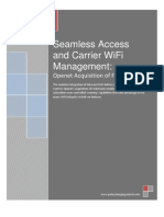 Seamless Access and Carrier WiFi Management, New Frontier For Policy Control