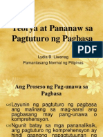 Teorya at Pananaw Sa Pagtuturo Ng Pagbasa FINAL