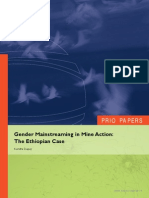 Gender Mainstreaming in Mine Action: The Ethiopian Case: Prio Papers