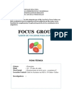 Focus Group Jabones de Tocador