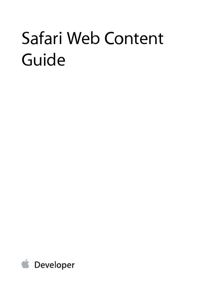 Safari  Content PDF Safari ( Browser) Cascading Style Sheets