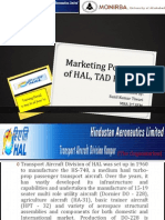 Marketing Potential of HAL TAD Kanpur
